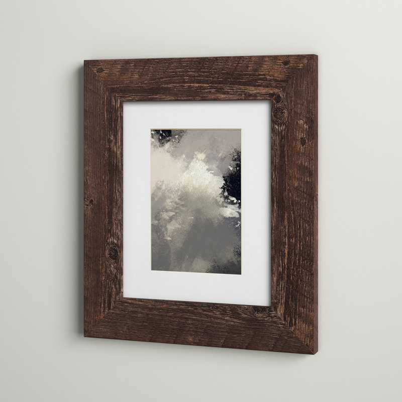 Kimura Single Picture Frame, Brown Oak, 12" x 15" Matted to 8.5" x 11"
