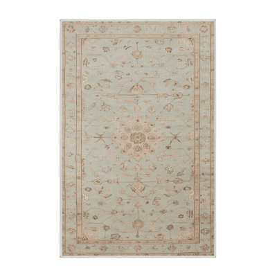 Tapis beige lavable à la machine Afyon