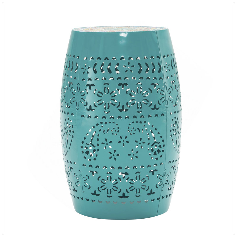 RUBY 12" SIDE TABLE - TEAL, Teal