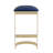 Upholstered Counter Stool with Metal Frame-26649265