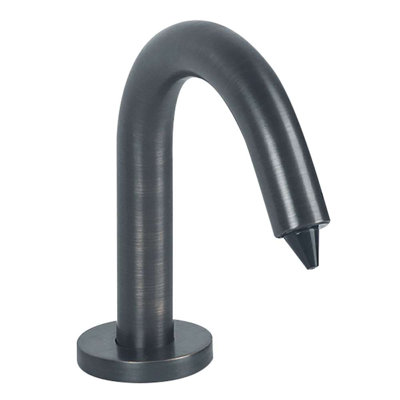 FontanaShowers Dijon Hands Free Deck Mount Commercial Soap Dispenser in Dark Oil Rubbed Bronze Finish