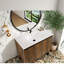 Meuble-lavabo et lavabo durables 36 po, bois aggloméré, conception de salle de bain moderne