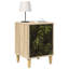 36cm W Engineered Wood Bedside Table