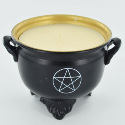 Fresh Scented Jar Candle with Metal Holder