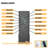 Low Profile Caged Ceiling Fan With Lights Remote Control, Embedded Modern Industrial Ceiling Fan-898123853
