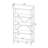 5-Shelf Bookcase In Antique Nutmeg And Black-1293410440-1293410443