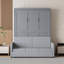 Lit escamotable double pleine grandeur avec coussin
