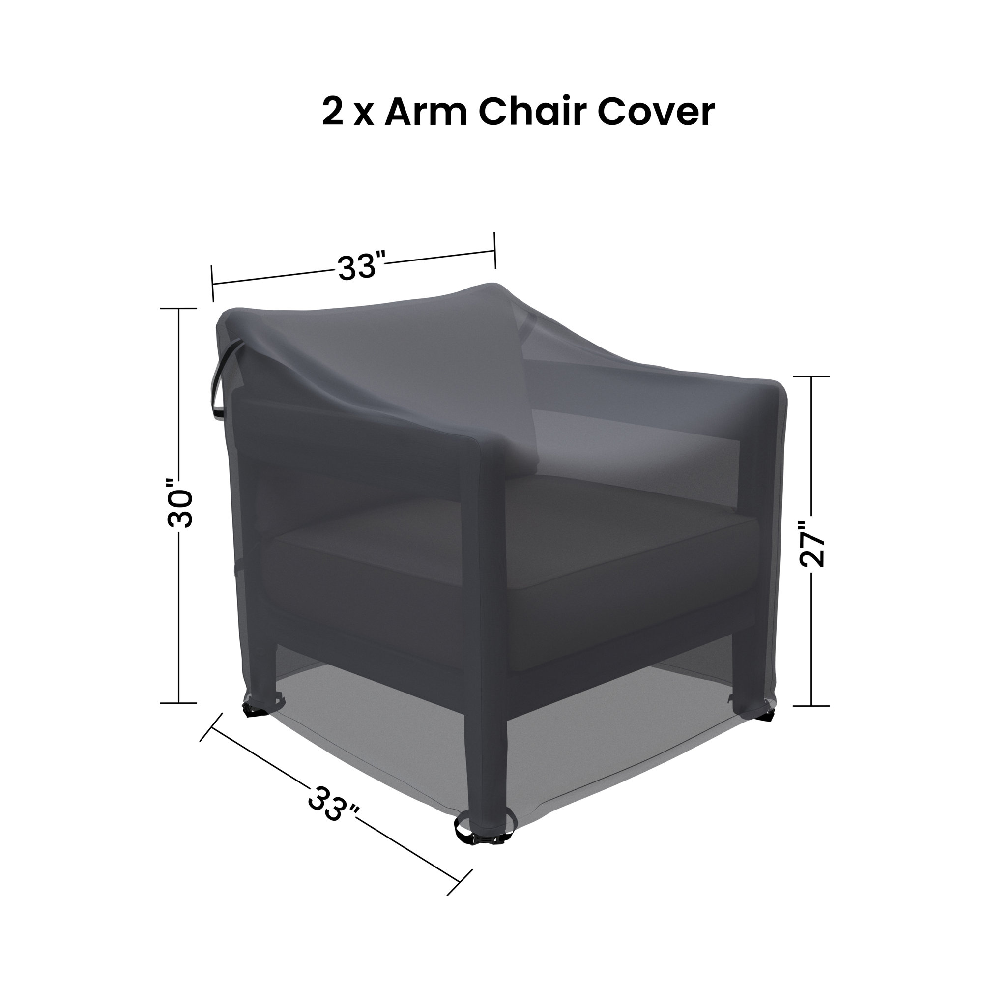 Everlee Outdoor Patio Chair Covers