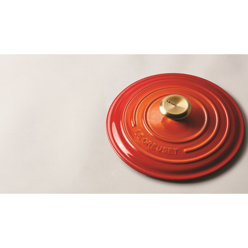 Signature Stainless Steel Knob, Gold, 1.8" W