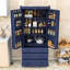 Garde-manger Averir, armoire de rangement haute avec 3 tiroirs et tablettes réglables-1904614839
