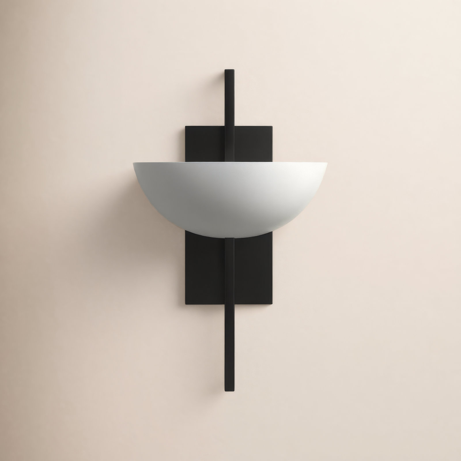 Chenery Single Light Brass Flush Mount Sconce, Black