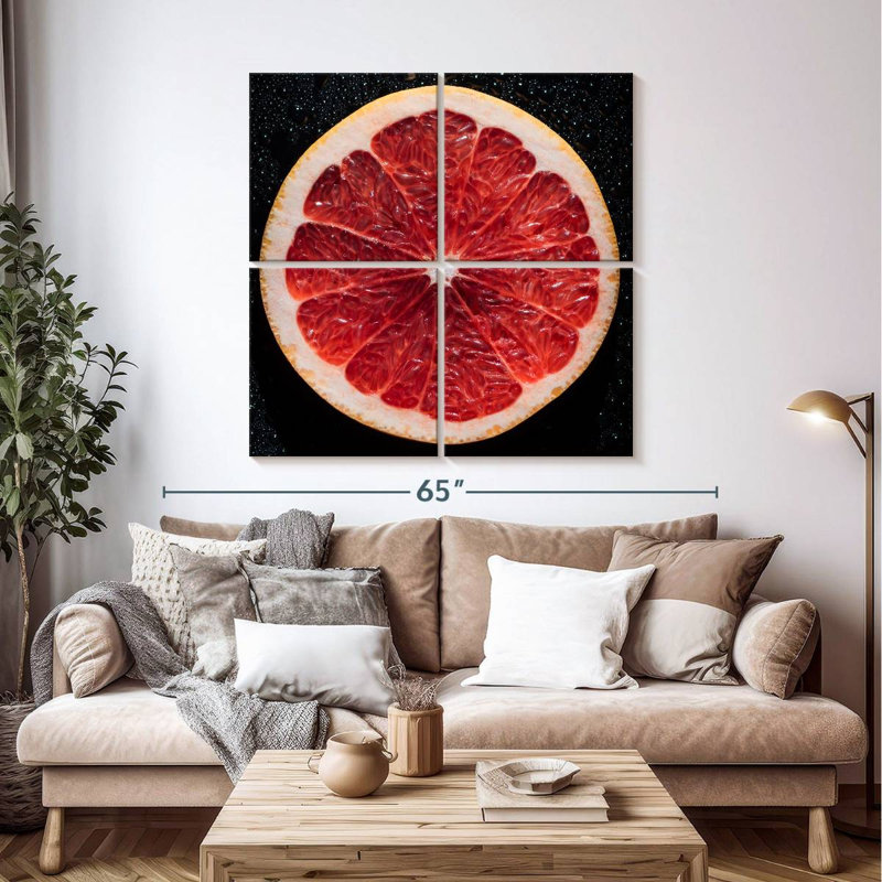 Yarlin Grapefruit, 45" H x 45" W