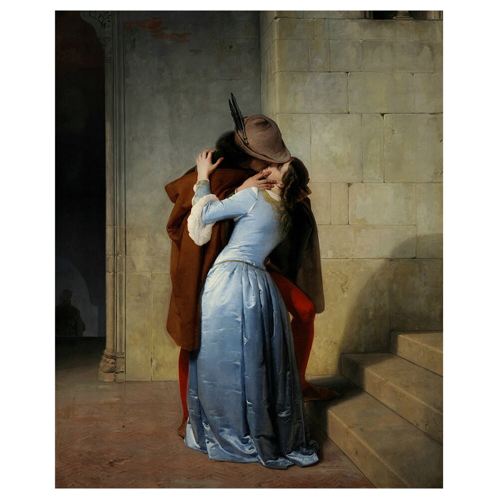 Leinwandbild The Kiss von Francesco Hayez