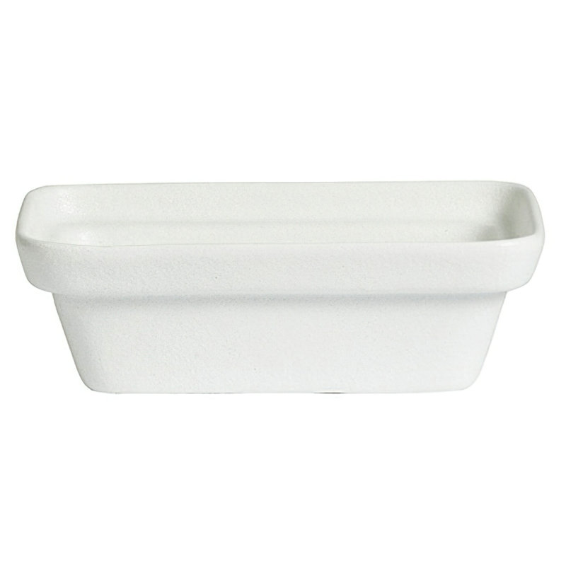 BUD23WW – 1.6 Qt., 9.06" X 5.12" M Rectangular China Bowl, 3.15" Deep