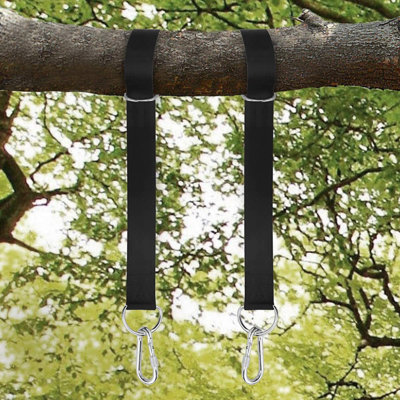 Tree Strap Set Including 2 10Ft Straps + 2 Buckles + Matching Green Tree Pad + Storage Bag Suitable For All Types Of Hammocks And Hanging Chairs by Arlmont & Co.