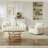 Combo Sofa Modern Living Room Sofa, Teddy Sofa, Wooden Frame, Apartment Sofa Furniture