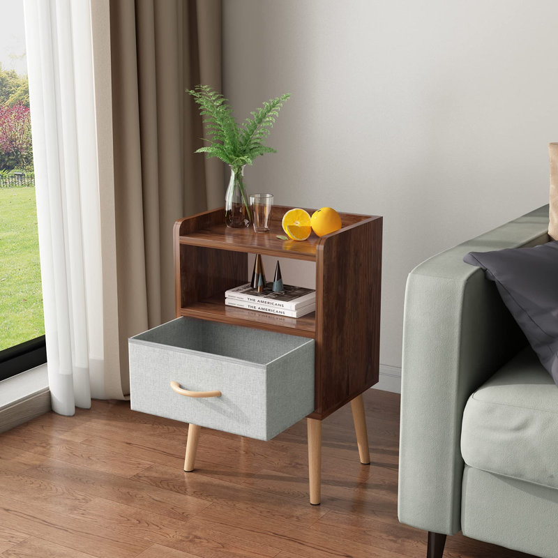 Table de bout Kyralee, Brun