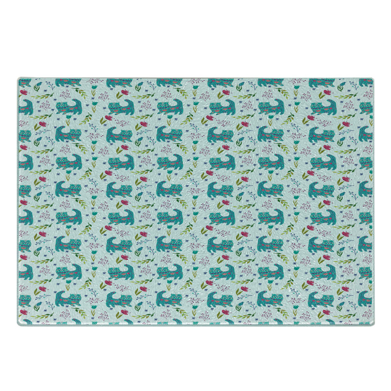 Multicolore planche à découper en verre trempé Ambesonne Kittens