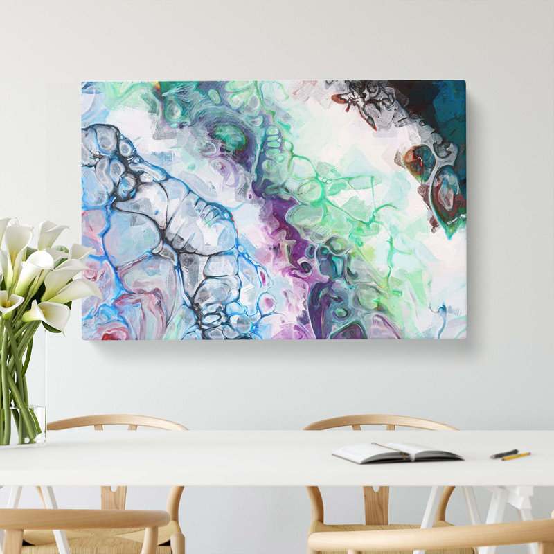 Free Dreams In Abstract - Wrapped Canvas Painting, 60cm H x 91cm W x 3cm D