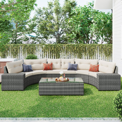 Diba 6 - Person Outdoor Seating Group With Cushions