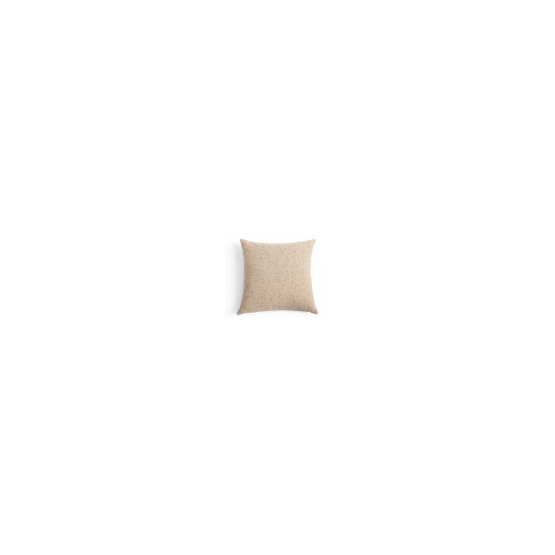 Stonewash Throw Pillow Cover & Insert, Hasselt Taupe, Square 22"
