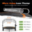 Wekli ft Round Fitness Trampoline with Handlebar