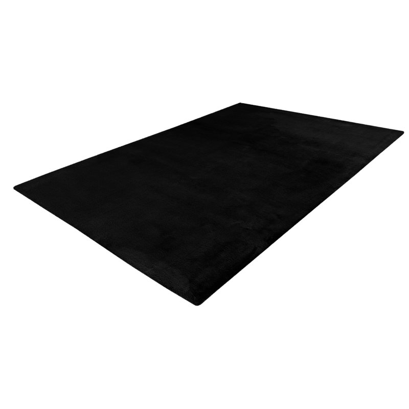 Cha Cha Hand Tufted Area Rug, Rectangle 80 x 150cm, Black