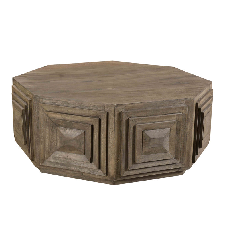 Solid Wood Top Coffee Table