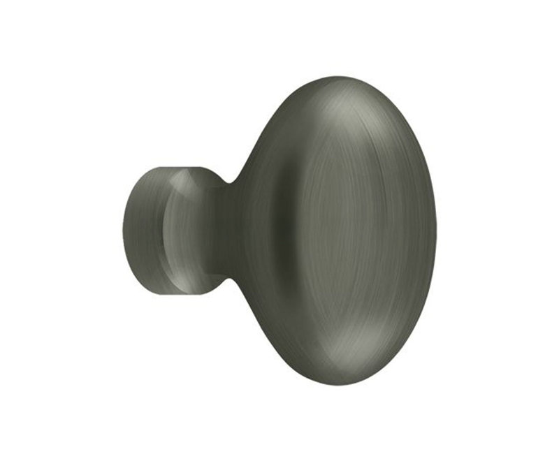 Oval Knob, Antique Nickel