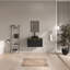 Meuble-lavabo mural simple 29,9 po avec plateau en marbre-1361120422