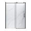 Douche Vella 32 x 60 avec murs en marbre blanc-112490469
