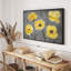 Coquelicots jaunes, reproduction sur toile-102354613