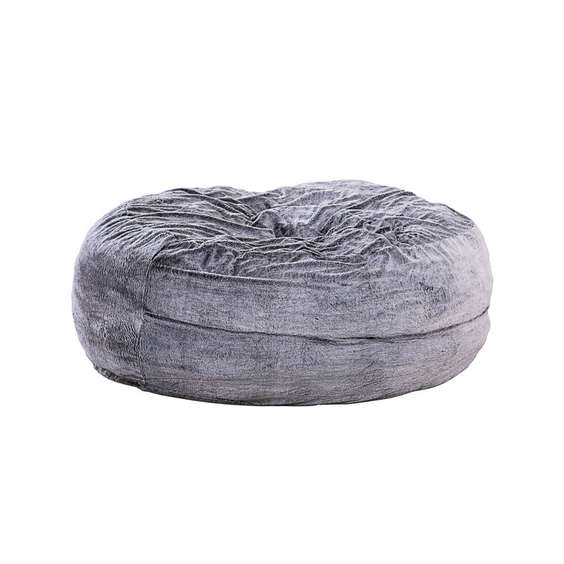 Classic 5Ft Faux Fur Memory Foam Bean Bag