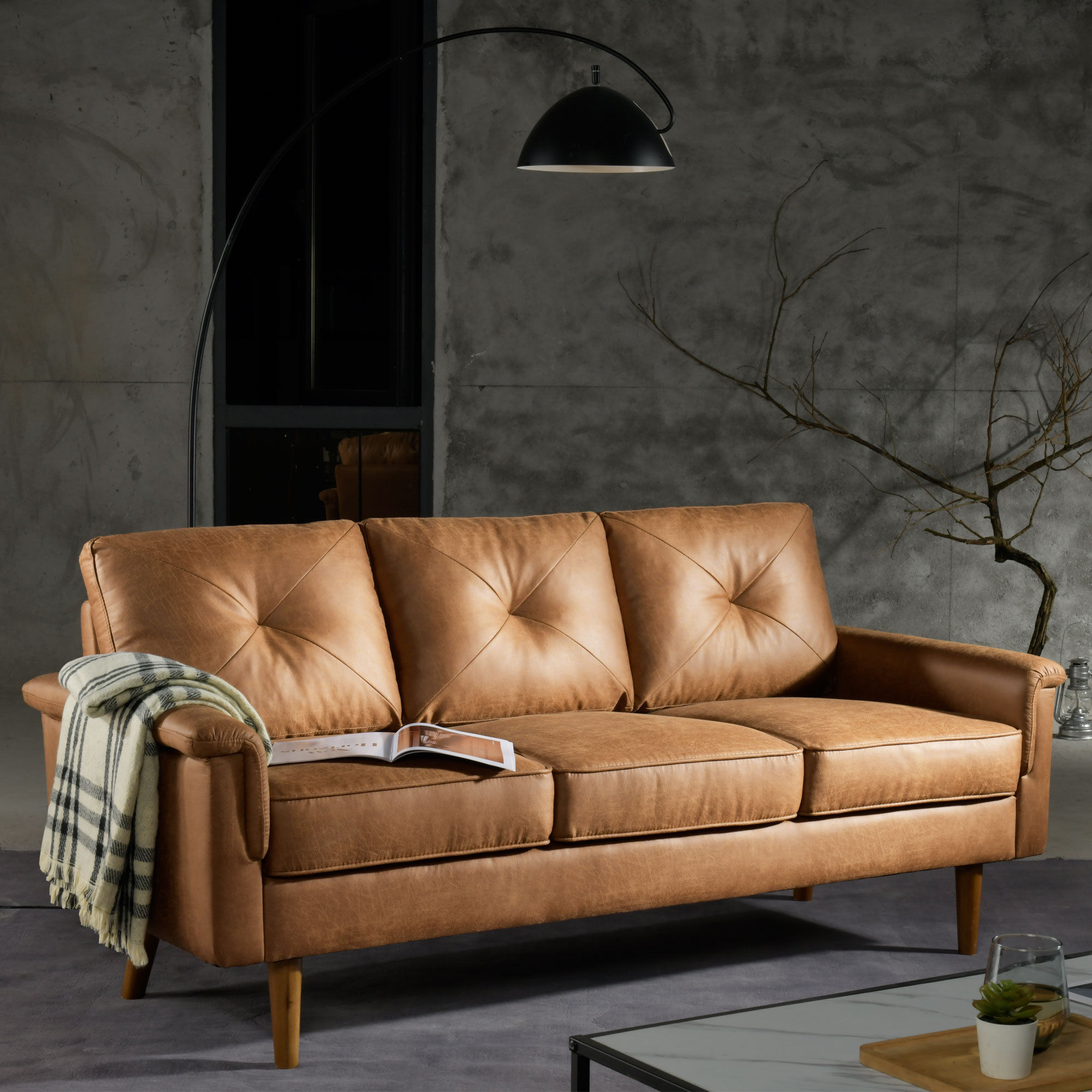 Wade Logan Brevick 71.65'' Flared Arm Sofa & Reviews | Wayfair