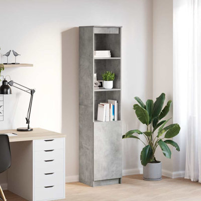 Highboard 37.5X35x180 Cm Engineered Wood