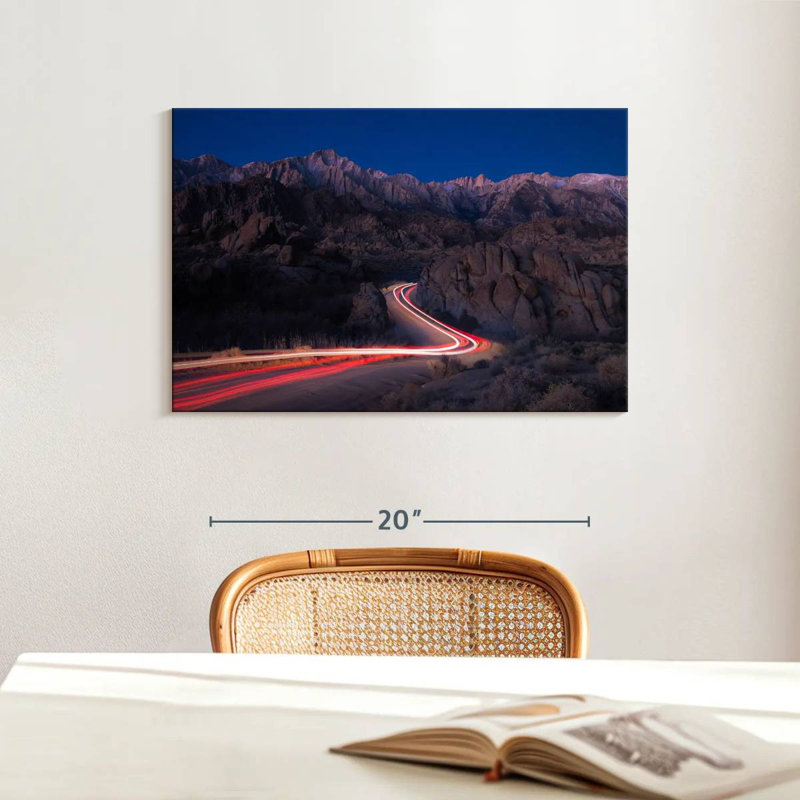 Alvord, Sierra Nevada, voyage de nuit, H 16 po x l 24 po