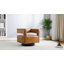 Fauteuil demi-tonneau pivotant de 29,5 po Ahbree-1409014383