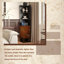 Armoire de coin 70,87 po H