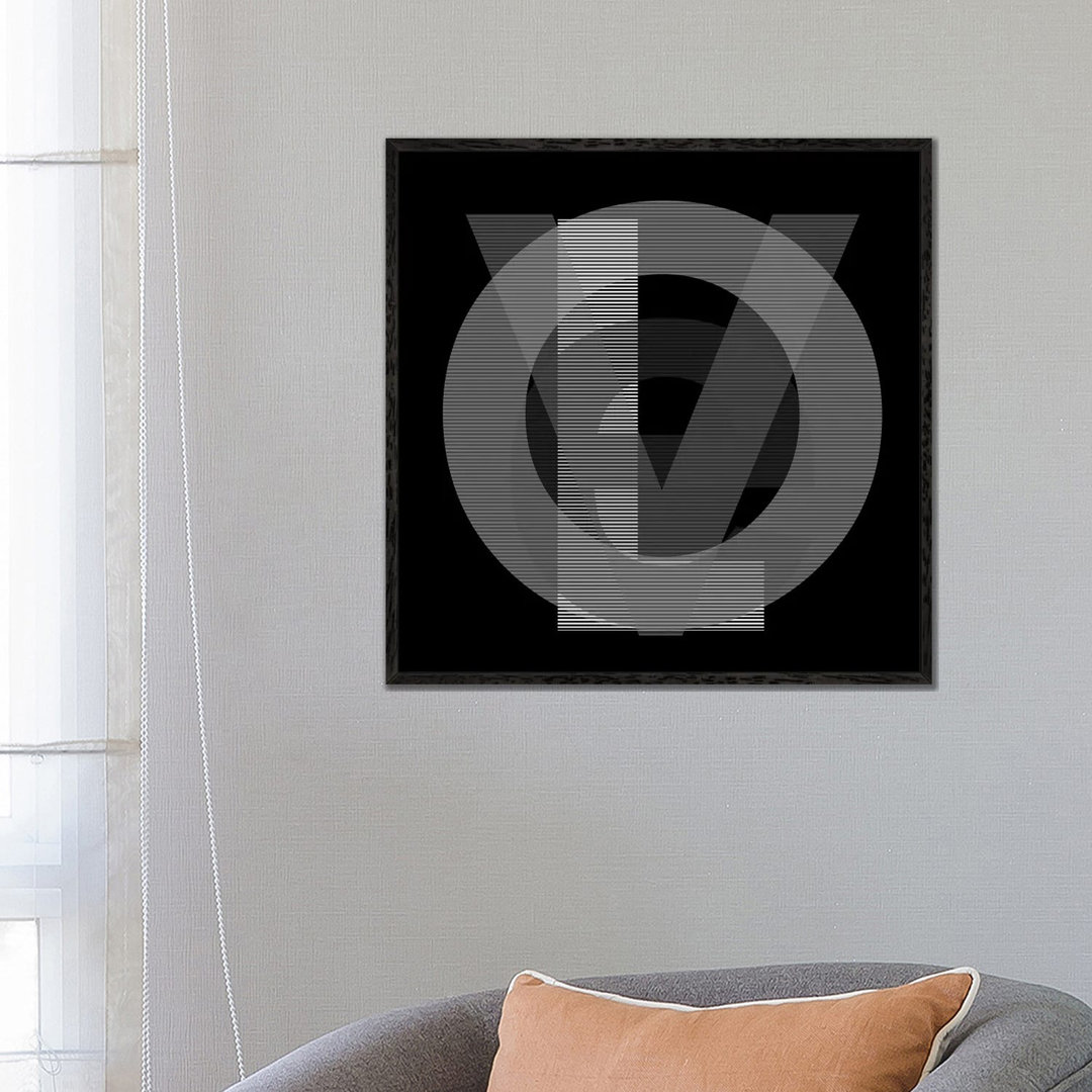 Google Love Lines In Black And White von KBM - Gallery-Wrapped Canvas Giclée on Canvas