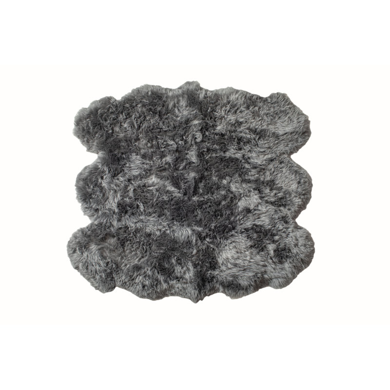 Sheepskin Animal Print Indoor Rug, Novelty 5' x 6'