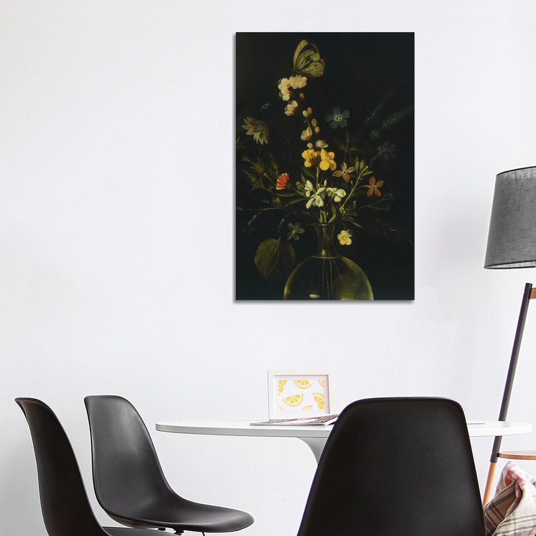 Still Life With Flowers And Fruit, By Master Of The Hartford Still Life, C.1600-10 by Michelangelo Merisi Da Caravaggio - Wrapped Canvas Painting
