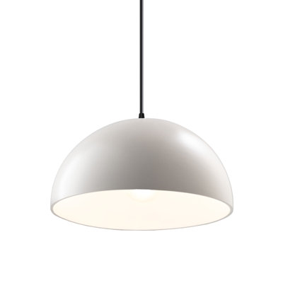 Leni 1-Light Ceramic Dimmable Dome Pendant
