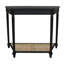 Console Carterlee Demilune avec tablette en canne-121786164