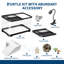 Aquarium de tortue avec aquarium avec plateforme de pèlerinage et tortue légère 7PCS pour tortues et reptiles