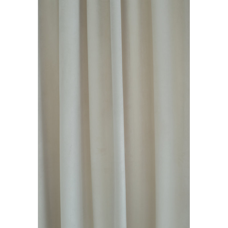 Eulie Blackout and Room Darkening Curtain, Beige