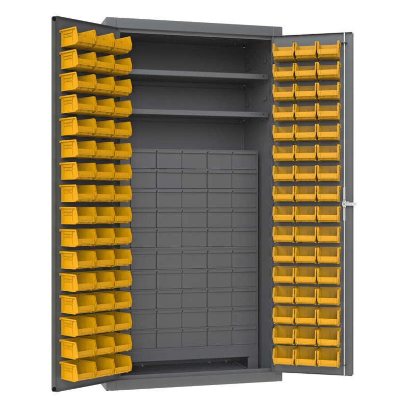 72" H x 36" W x 24" D Small Parts Storage and Security Cabinet