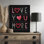 «Love You More» par Elizabeth Tyndall, reproduction d'art
