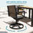 Nanisha 6 - Person Patio Dining Set Rectangular Table-1700273748