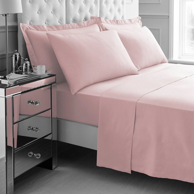 Standard Sheet Set, Double (4'6), Pink