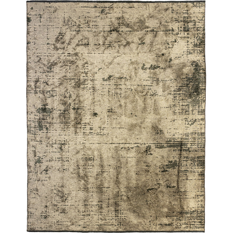 Rapture Camouflage Area Rug in Beige/Gray, Rectangle 7'10" x 11'2"